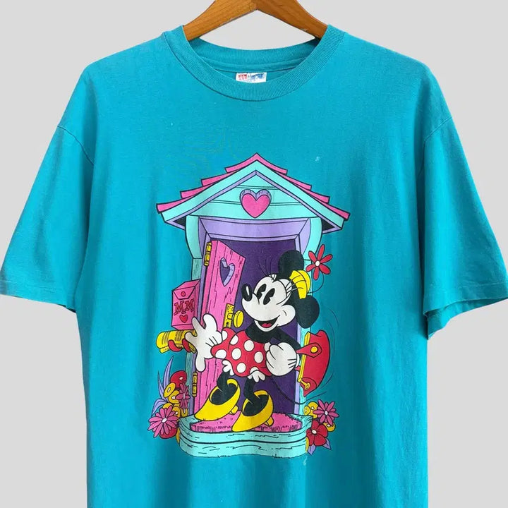 [BUNJANG] Hanes Disney Minnie Mouse Vintage T-shirt / (L)90s Hanes 디즈니 미니마우스 빈티지 반팔티셔츠