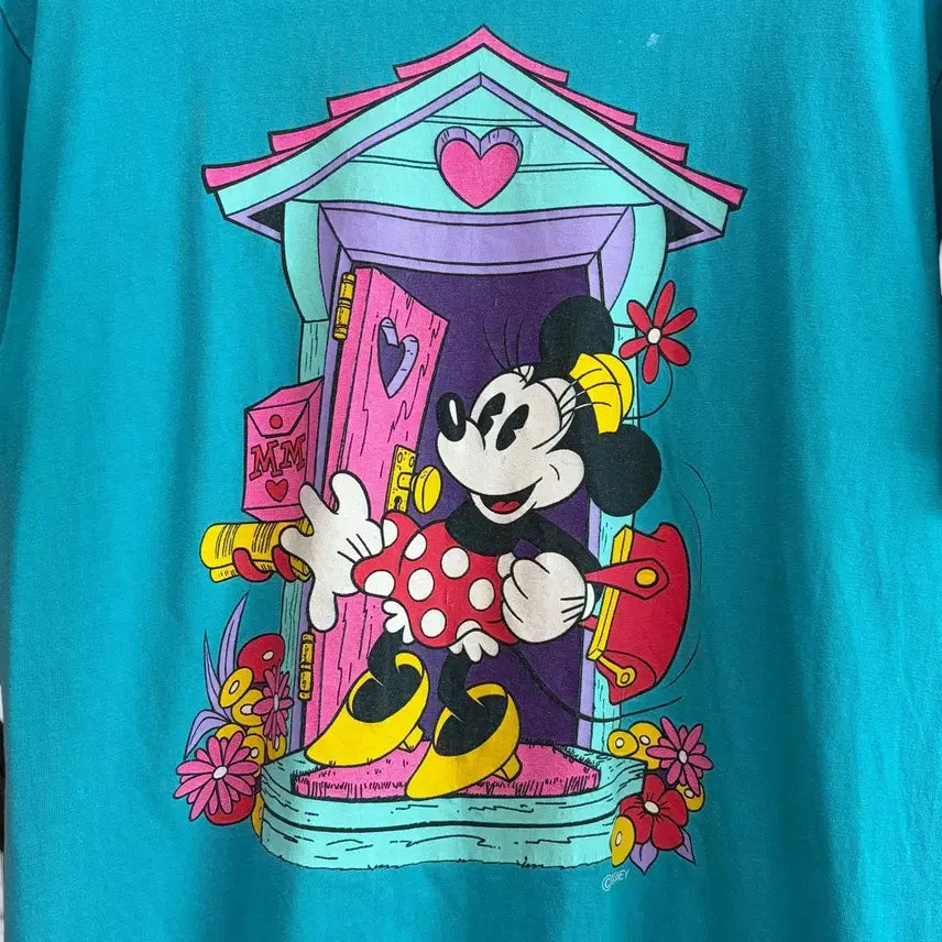 [BUNJANG] Hanes Disney Minnie Mouse Vintage T-shirt / (L)90s Hanes 디즈니 미니마우스 빈티지 반팔티셔츠
