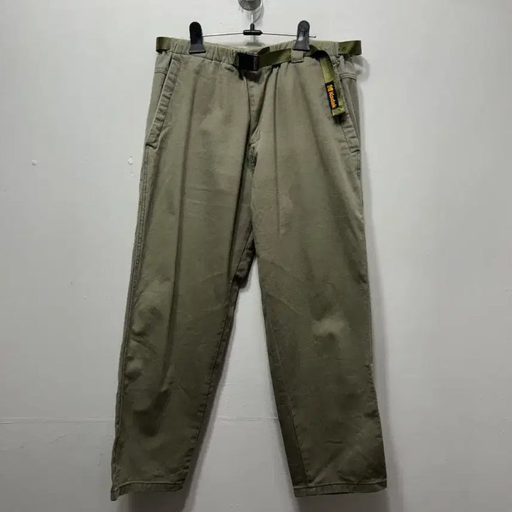 [SOLD OUT] 코닥 벨트 카고 면바지 카키 팬츠 L 34사이즈