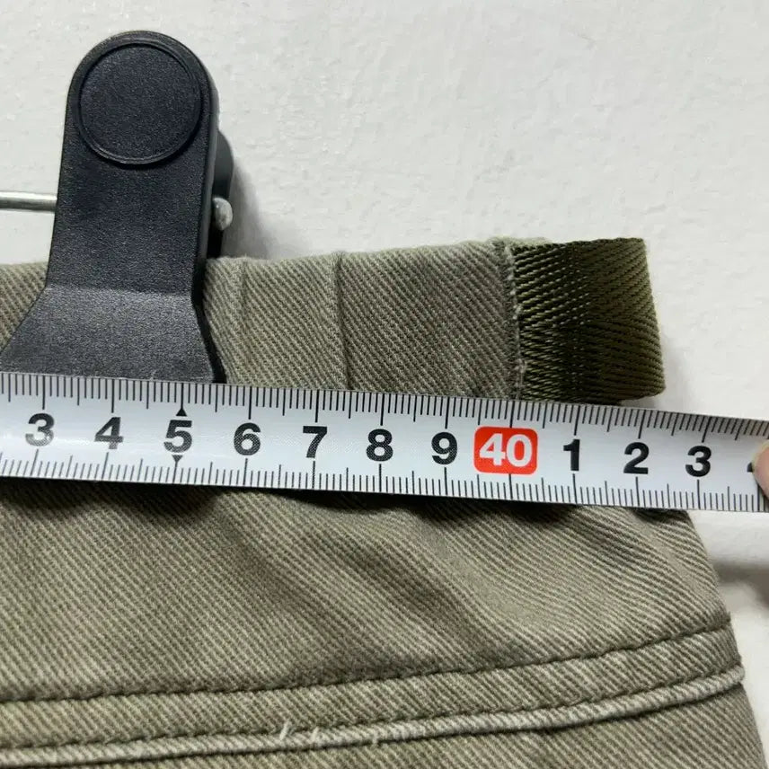 [SOLD OUT] 코닥 벨트 카고 면바지 카키 팬츠 L 34사이즈