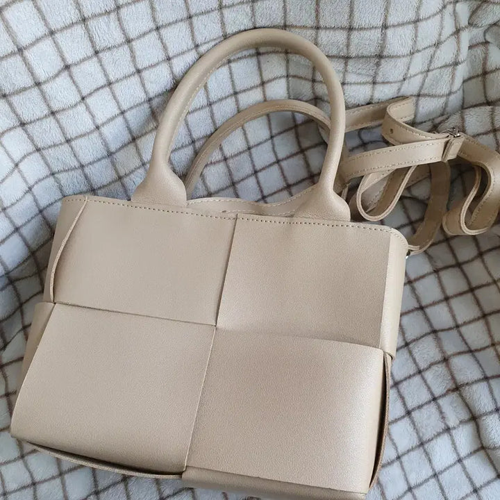 [BUNJANG] Beige Shoulder Tote Bag / 400) 여성 숄더백 토트백