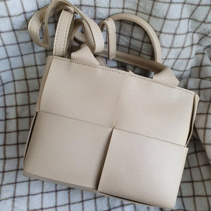 [BUNJANG] Beige Shoulder Tote Bag / 400) 여성 숄더백 토트백