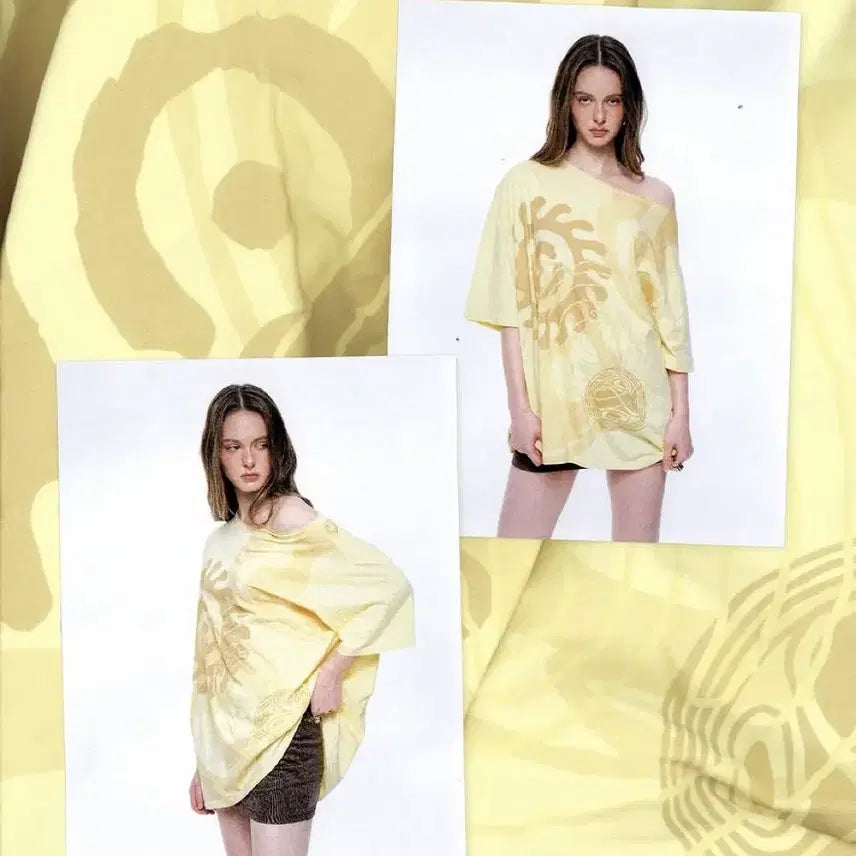 [BUNJANG] Tmt toomuchtax One Shoulder Printed Box T-Shirt / Tmt toomuchtax 투머치택스 원숄더 박스티 반팔 그레이