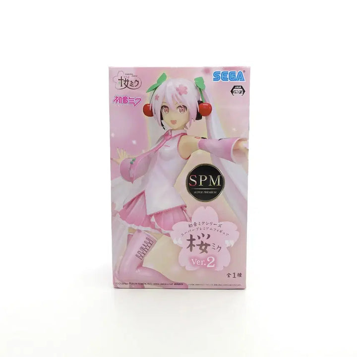 [BUNJANG] Sega Hatsune Miku Super Premium Figure Sakura Miku 2 / [미개봉/새제품]세가 하츠네미쿠 슈퍼 프리미엄 피규어 사쿠라미쿠2 피규어