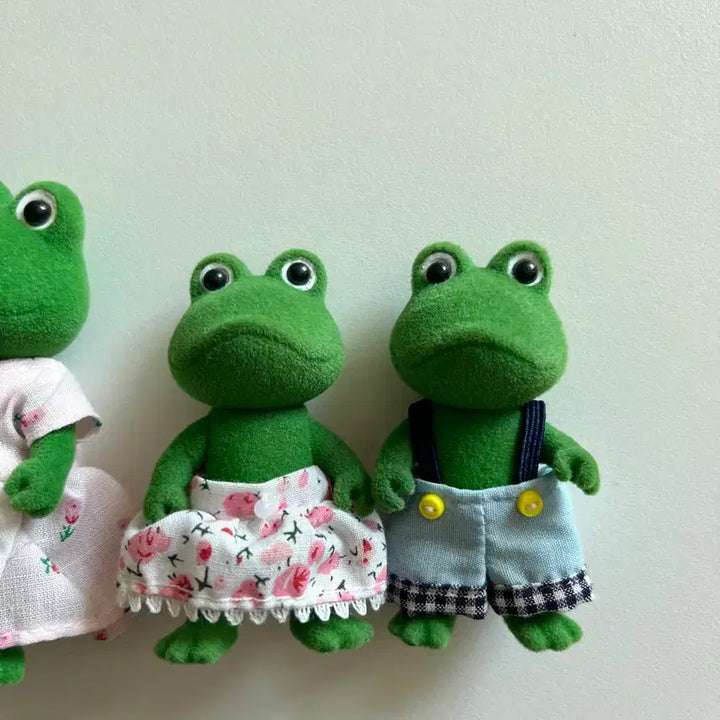 [BUNJANG] Old Sylvanian Families Frog Family / 올드 실바니안 개구리 가족(영국판 진초록)