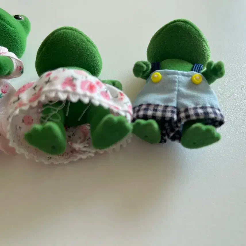 [BUNJANG] Old Sylvanian Families Frog Family / 올드 실바니안 개구리 가족(영국판 진초록)