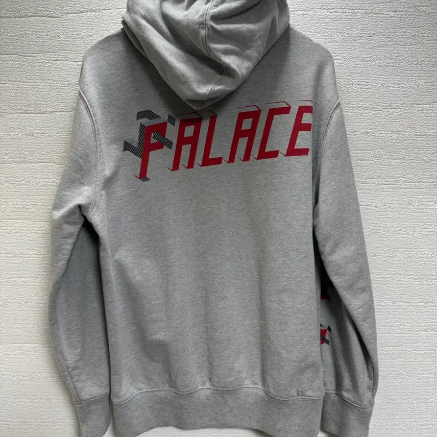 [BUNJANG] Palace P Man Hoodie Gray / SS18 팔라스 P MAN 후드 그레이