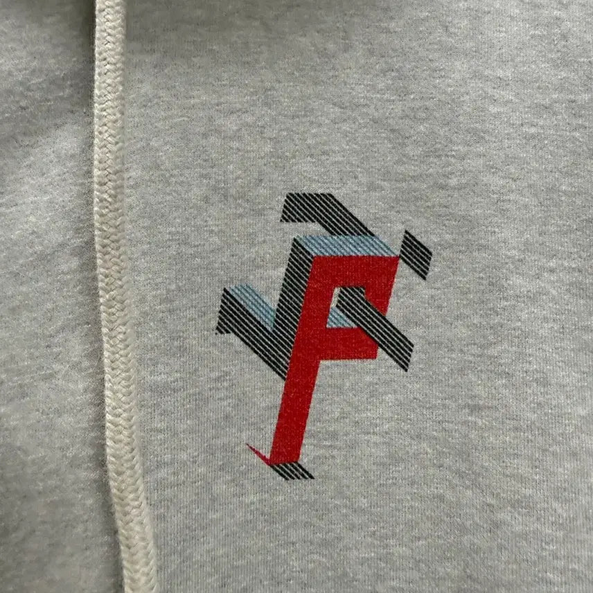 [BUNJANG] Palace P Man Hoodie Gray / SS18 팔라스 P MAN 후드 그레이