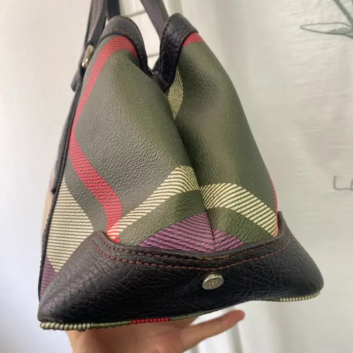 [BUNJANG] DAKS Signature Check Pattern Tote Bag / 닥스(DAKS) 시그니처 체크 패턴 토트백