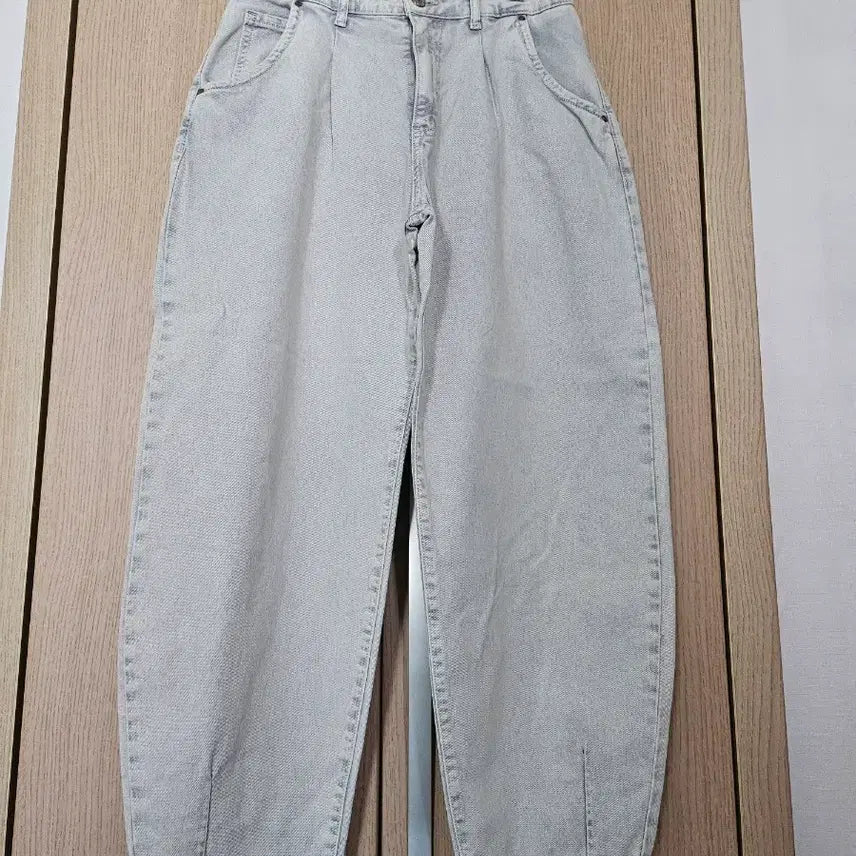 [SOLD OUT] 연청 와이드 데님 팬츠 자라배기팬츠