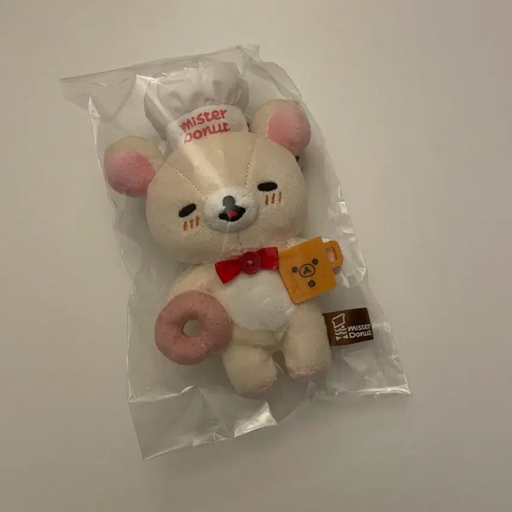 [SOLD OUT] 리락쿠마 코리락쿠마 미스터도넛 콜라보 마스코트 인형 키링