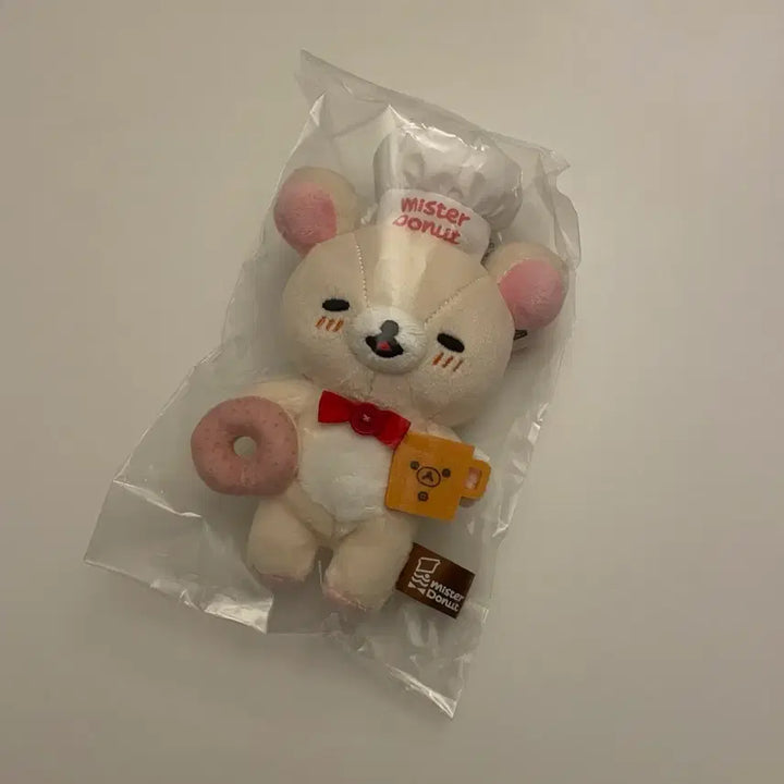 [SOLD OUT] 리락쿠마 코리락쿠마 미스터도넛 콜라보 마스코트 인형 키링
