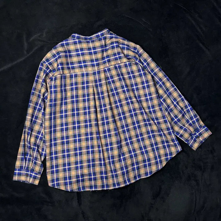 [BUNJANG] SHOO LA RUE Vintage No-Collar Shirt / 일본빈티지 SHOO LA RUE 셔츠
