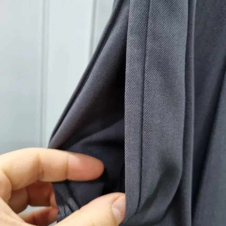 [BUNJANG] DEEF HOUSE Gray Wide Slacks / DEEF HOUSE 그레이 와이드 슬랙스