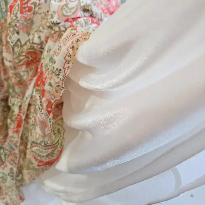 [BUNJANG] Seduire Paisley Chiffon Tiered Dress / 페이즐리 쉬폰 티어드 원피스