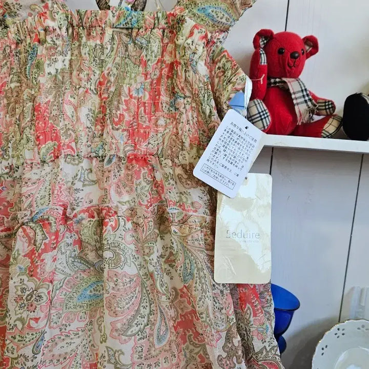 [BUNJANG] Seduire Paisley Chiffon Tiered Dress / 페이즐리 쉬폰 티어드 원피스