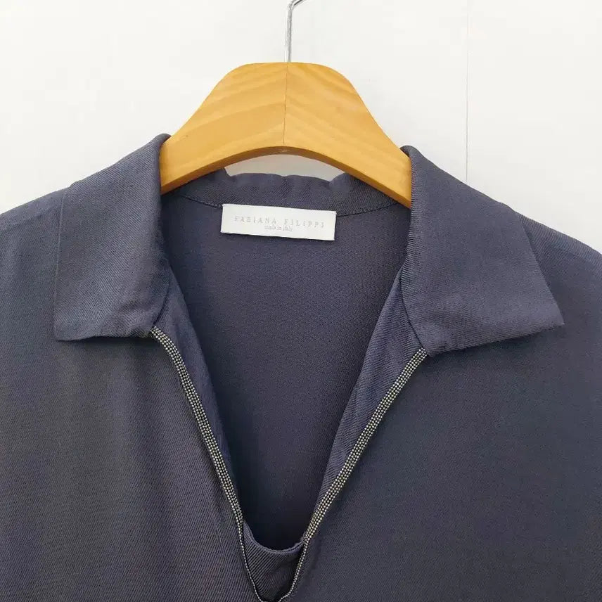 [SOLD OUT] 파비아나필리피 구슬장식 브이넥 롱원피스 55