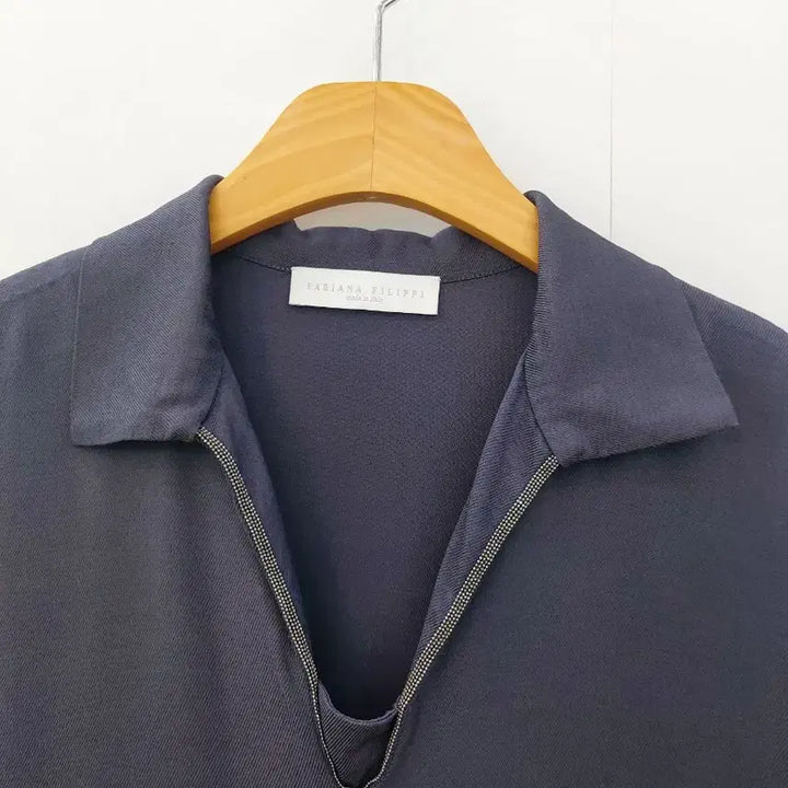 [SOLD OUT] 파비아나필리피 구슬장식 브이넥 롱원피스 55