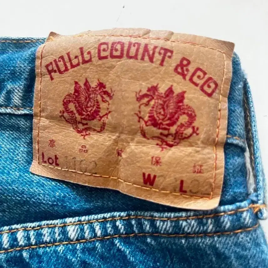 [BUNJANG] Fullcount 1102 Straight Fit Fade Wash Jeans / 풀카운트 1102 스트레이트 핏 FADE 워싱 진 W34 L32