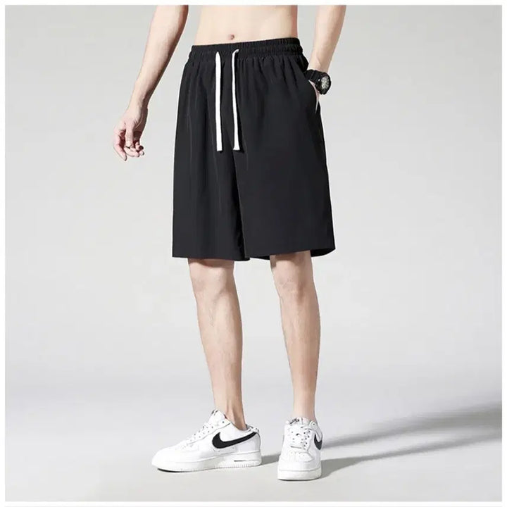 [BUNJANG] Ice Shorts 1+1 Set / 남성 아이스 반바지 1+1