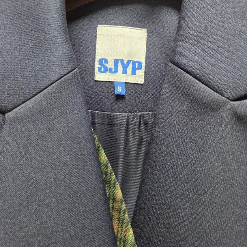 [BUNJANG] SJYP Checkered Layered Long Coat / SJYP 체크 레이어드 롱코트