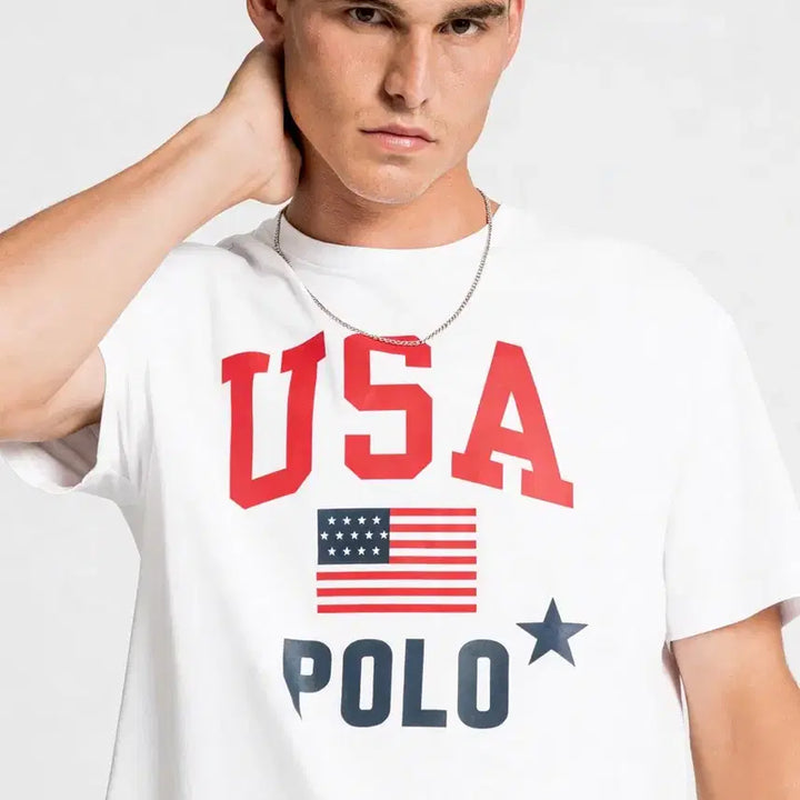 [BUNJANG] Polo Ralph Lauren Americana T-Shirt / 폴로 랄프로렌 아메리카나 티셔츠