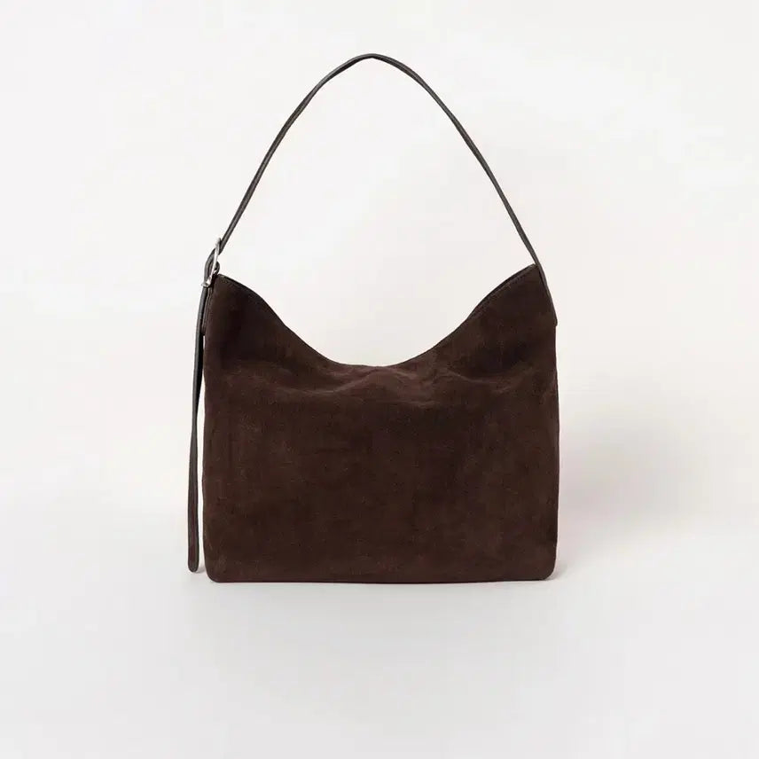 [BUNJANG] Lebane Suede Hobo Bag / Lebane 르베인 스웨이드 호보백 딥 브라운