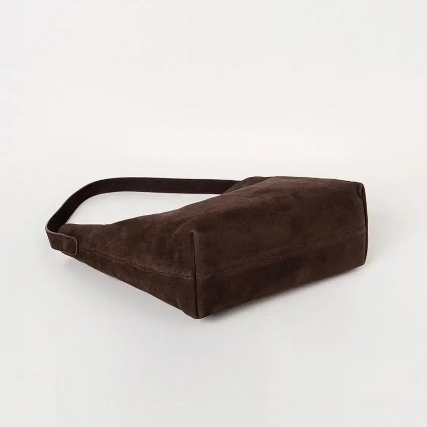 [BUNJANG] Lebane Suede Hobo Bag / Lebane 르베인 스웨이드 호보백 딥 브라운