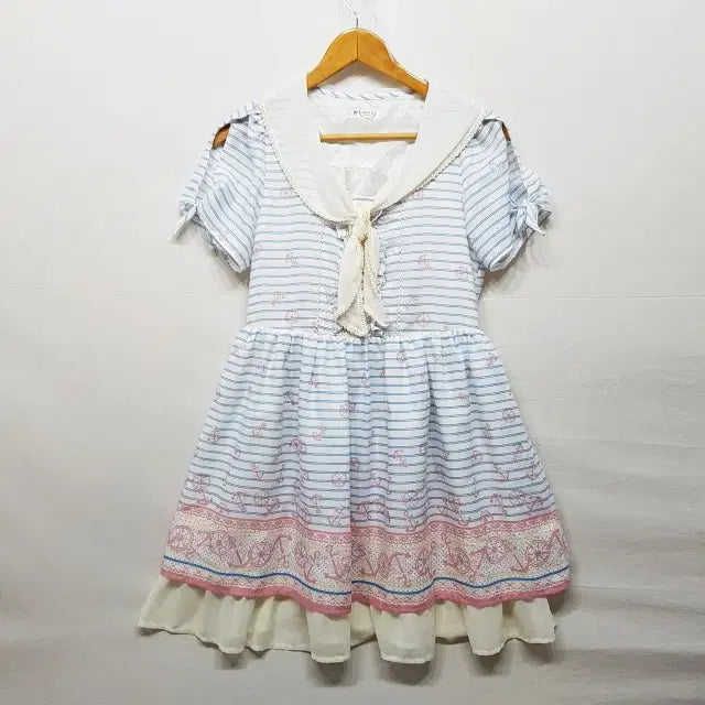 [BUNJANG] axes femme Sailor Chiffon Dress / axes femme 세일러 쉬폰 원피스