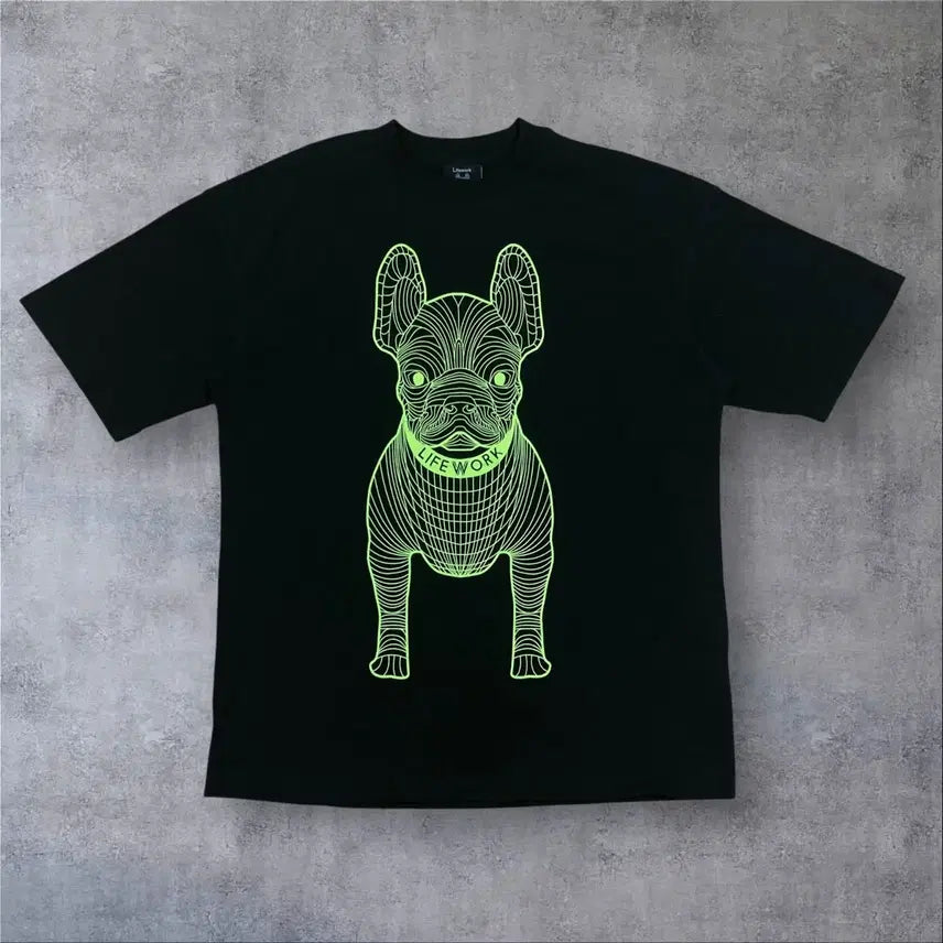 [SOLD OUT] 라이프워크 라독 빅로고 블랙 반팔티