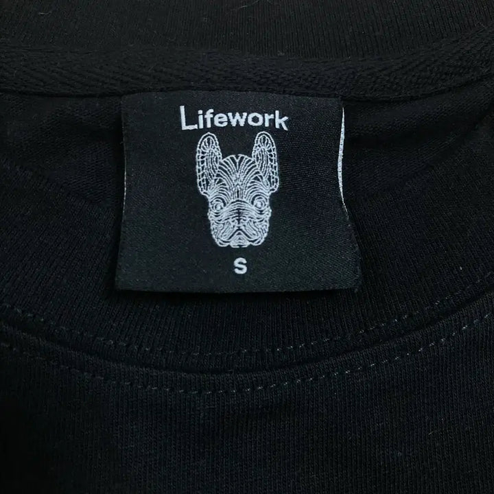 [SOLD OUT] 라이프워크 라독 빅로고 블랙 반팔티