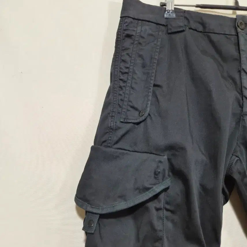 [BUNJANG] CP Company Black Spandex Cargo Pants / CP 컴퍼니  블랙 스판 카고바지 신형  정품