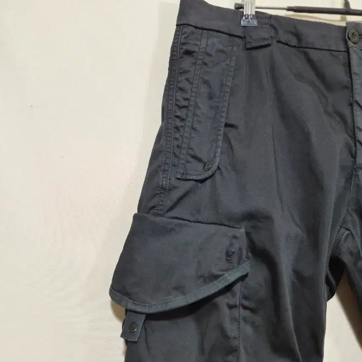 [BUNJANG] CP Company Black Spandex Cargo Pants / CP 컴퍼니  블랙 스판 카고바지 신형  정품