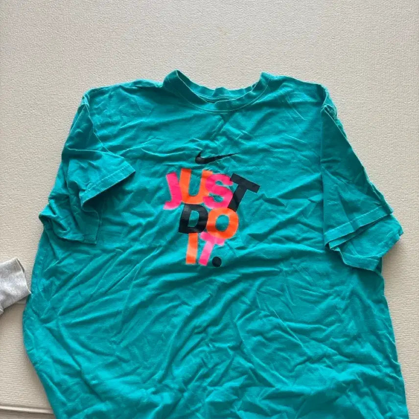 [BUNJANG] Nike Just Do It Mint T-shirt / 나이키 저스트두잇 반팔 티셔츠 민트