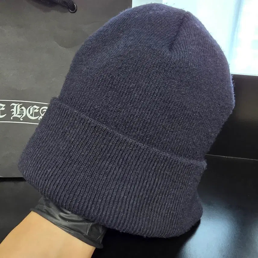 [BUNJANG] Chrome Hearts Horseshoe Knit Beanie with Paper Bag / {클로젯}[Os][종이백 구성]크롬하츠 홀스슈 니트 비니