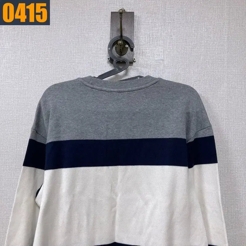 [BUNJANG] HAZZYS Striped Knit Top / 95 HAZZYS 헤지스 단가라 니트
