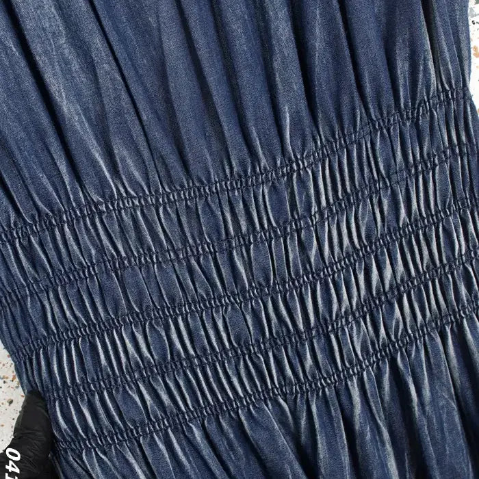 [SOLD OUT] 여성55/ 에고이스트 플로럴 민소매 데님원피스
