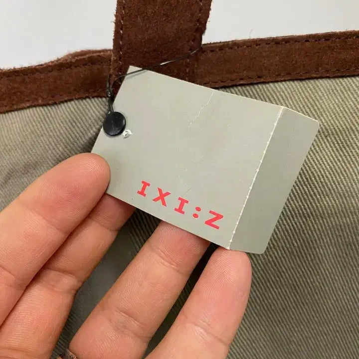 [SOLD OUT] 빈티지 IXI:Z 코튼 카우 레더 토트백