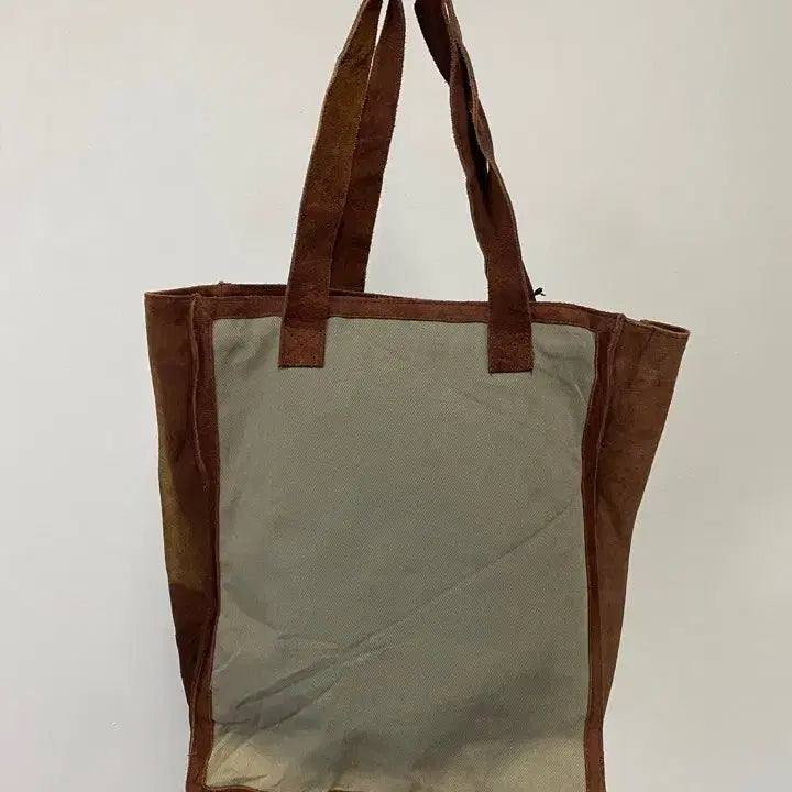 [SOLD OUT] 빈티지 IXI:Z 코튼 카우 레더 토트백