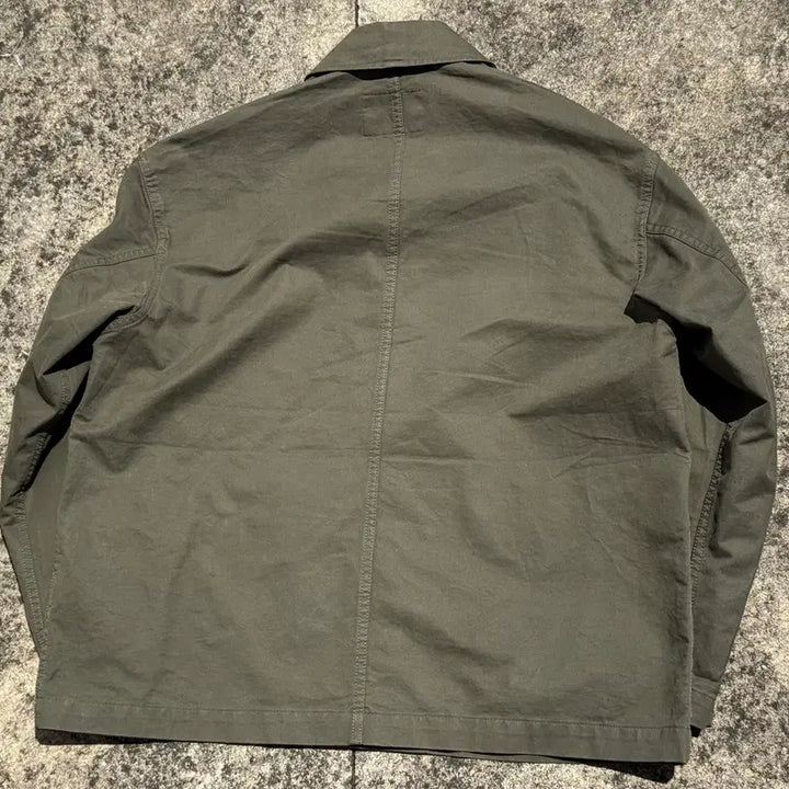 [BUNJANG] Outstanding French Work Jacket (Olive) / [1] 아웃스탠딩 프렌치 워크 자켓(올리브)