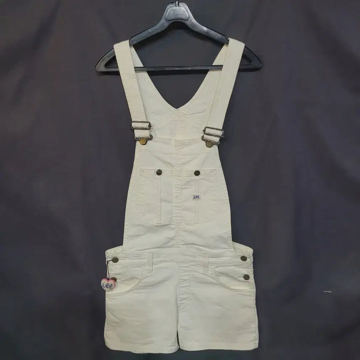 [BUNJANG] Lee White Denim Overall / Lee 화이트 데님 오버롤