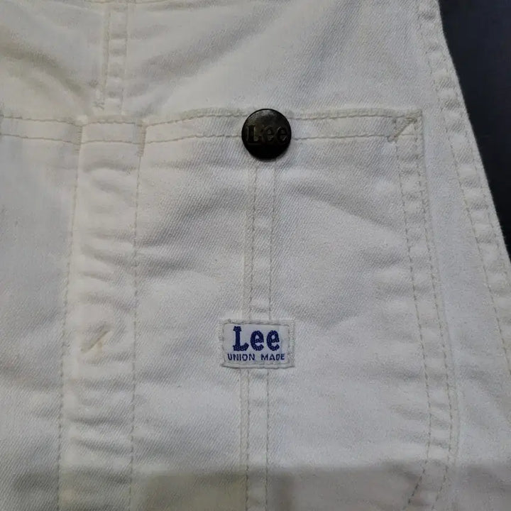 [BUNJANG] Lee White Denim Overall / Lee 화이트 데님 오버롤