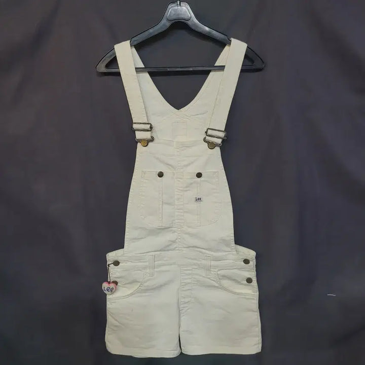 [BUNJANG] Lee White Denim Overall / Lee 화이트 데님 오버롤