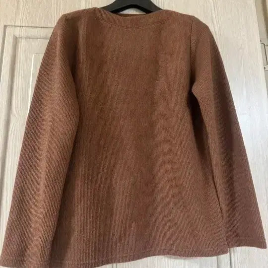 [BUNJANG] Brown Long Sleeve T-shirt / 브라운 긴팔 티셔츠