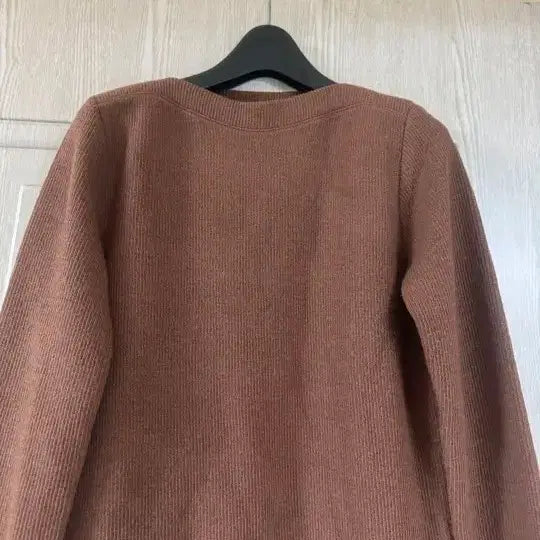 [BUNJANG] Brown Long Sleeve T-shirt / 브라운 긴팔 티셔츠