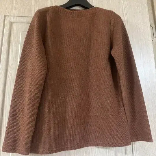 [BUNJANG] Brown Long Sleeve T-shirt / 브라운 긴팔 티셔츠