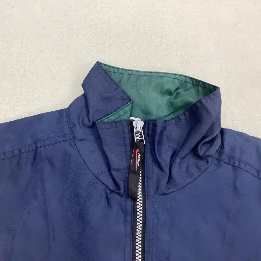 [BUNJANG] Nike 90s Blue Anorak Jacket / 90s 나이키 블루 아노락 바람막이 점퍼 M