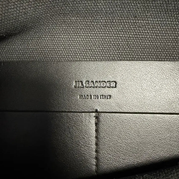 [SOLD OUT] (가격내림) 질샌더 로고 캔버스 라지 토트백 숄더백