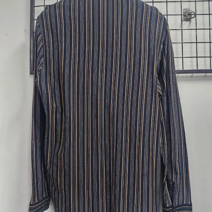 [BUNJANG] Lacoste Striped Long Sleeve Shirt / 100L 라코스테 스트라이프 긴팔 셔츠.