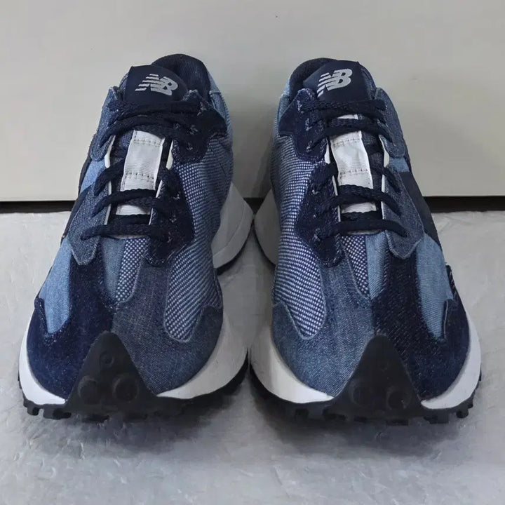 [BUNJANG] New Balance 327 Retro Patchwork Eclipse Denim Sneakers / [255] 뉴발란스 327 레트로 패치워크 이클립스데님ㅡ단종매물,최저가